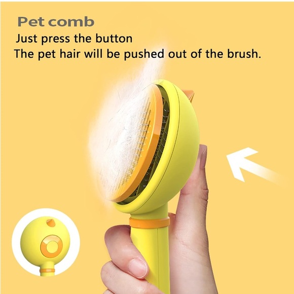 NEW Open Box Cat Brush, for Pet Massage Self Cleaning, Cat Hair Brushy - Picture 3 of 9